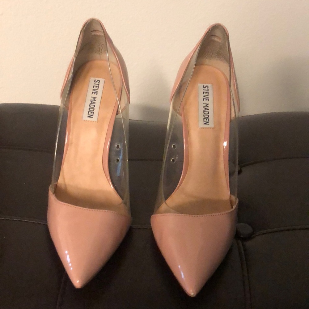 Steve Madden pink nude pump